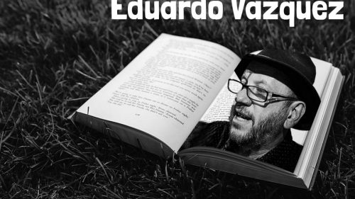 Eduardo Vázquez Martín libro abierto blanco y negro