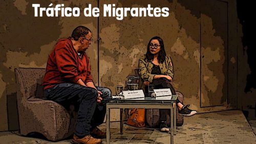 Jacobo Dayán y Daniela Reyes Rodríguez en el Foro Sor Juana Inés de la Cruz