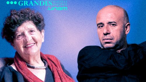 Margo Glantz y Mario Bellatin